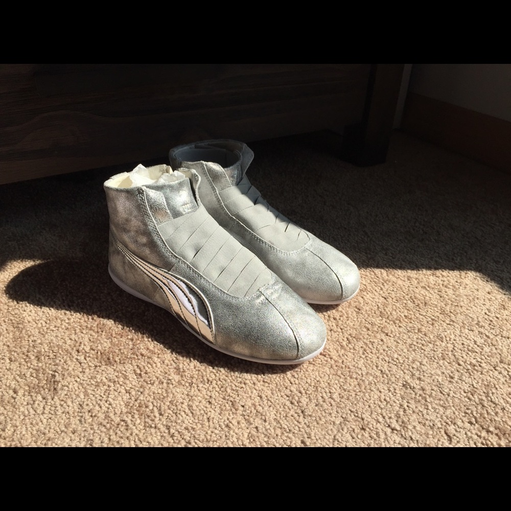Puma Eskiva mid metallic silver